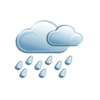 starke Regenschauer