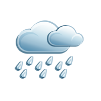 starker Regen