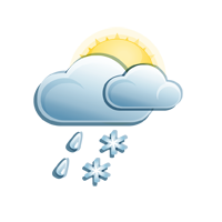 leichter Schneeregen