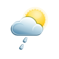 leichte Regenschauer