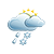 leichter Schneeregen