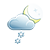 leichter Schneefall leichter Schneefall