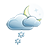 leichter Schneefall leichter Schneefall