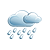 starke Regenschauer