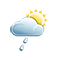 leichte Regenschauer