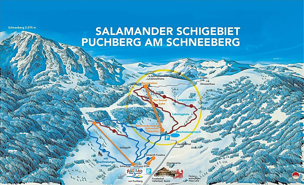 Puchberg am Schneeberg Pistenkarte