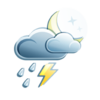 Gewitter mit Regen
