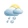 leichter Schneeregen