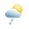 leichte Regenschauer