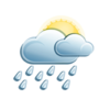 starke Regenschauer