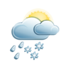 Schnee / Regenschauer