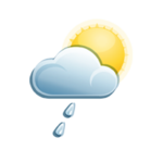 leichte Regenschauer