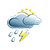Gewitter mit Regen