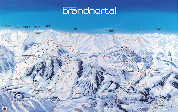 Brandnertal Pistenkarte