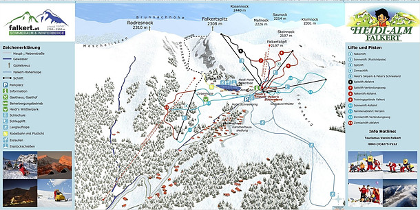 Falkert Pistenkarte