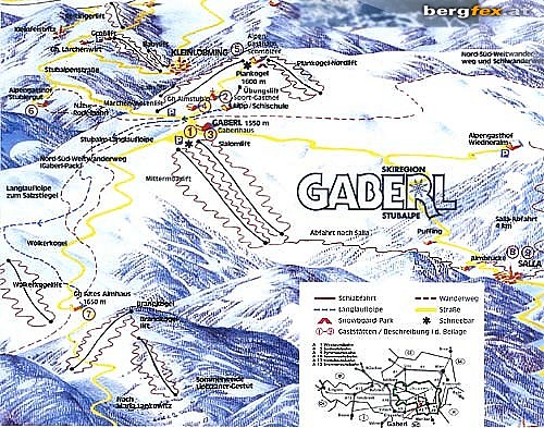 Gaberl - Stubalpe Pistenkarte