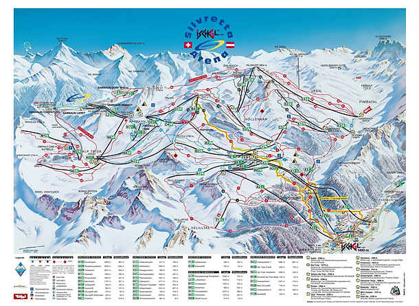 Ischgl Pistenkarte