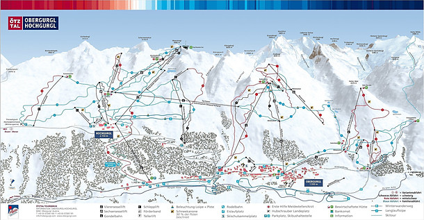 Obergurgl-Hochgurgl Pistenkarte