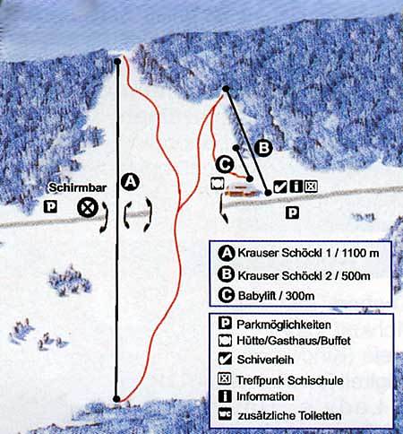 Wenigzell Pistenkarte