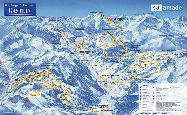 Sportgastein Pistenkarte